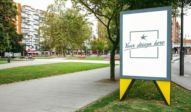 Outdoor sign durability, custom sign placed outdoors.