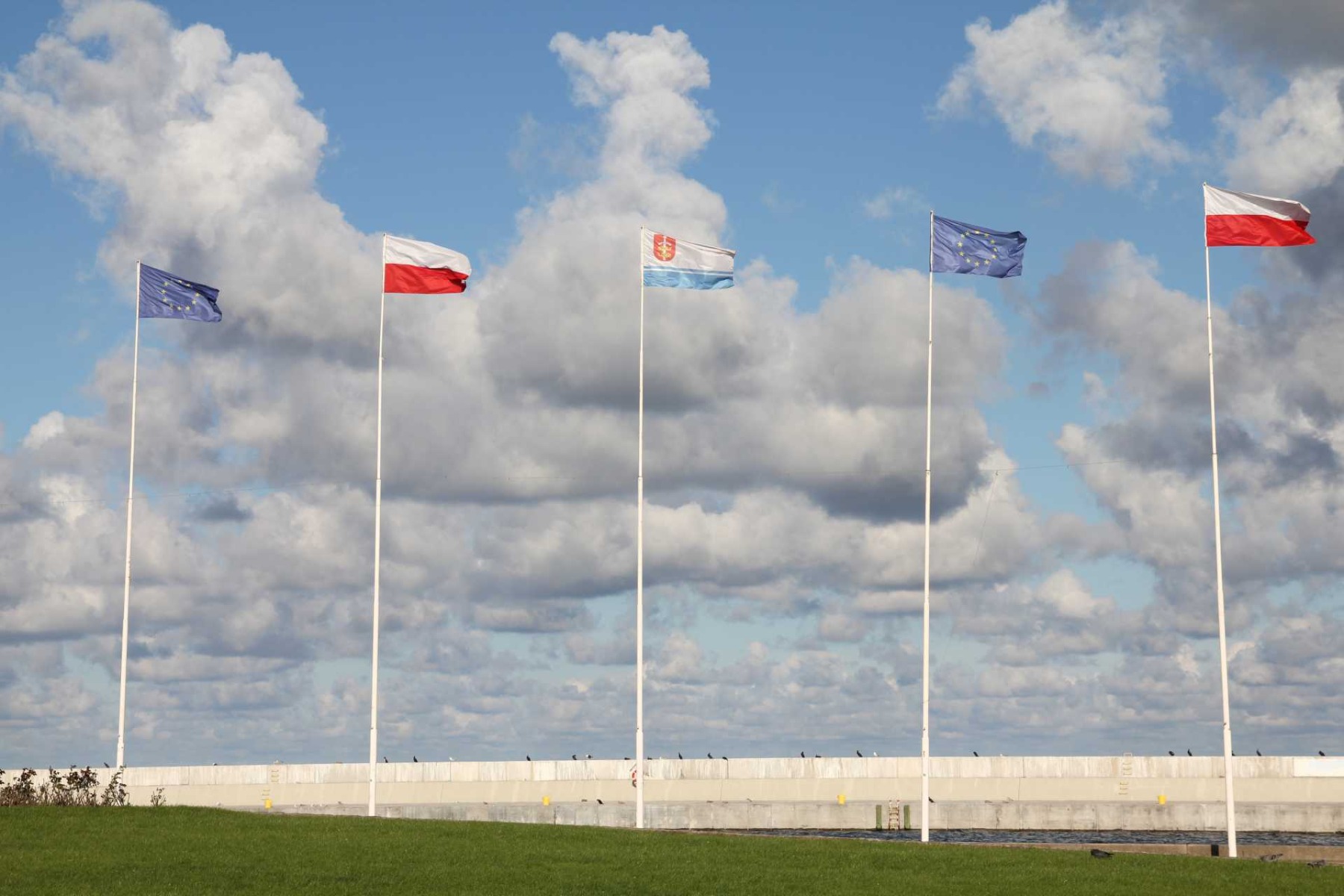 flagpole compliance, flags of European countries.