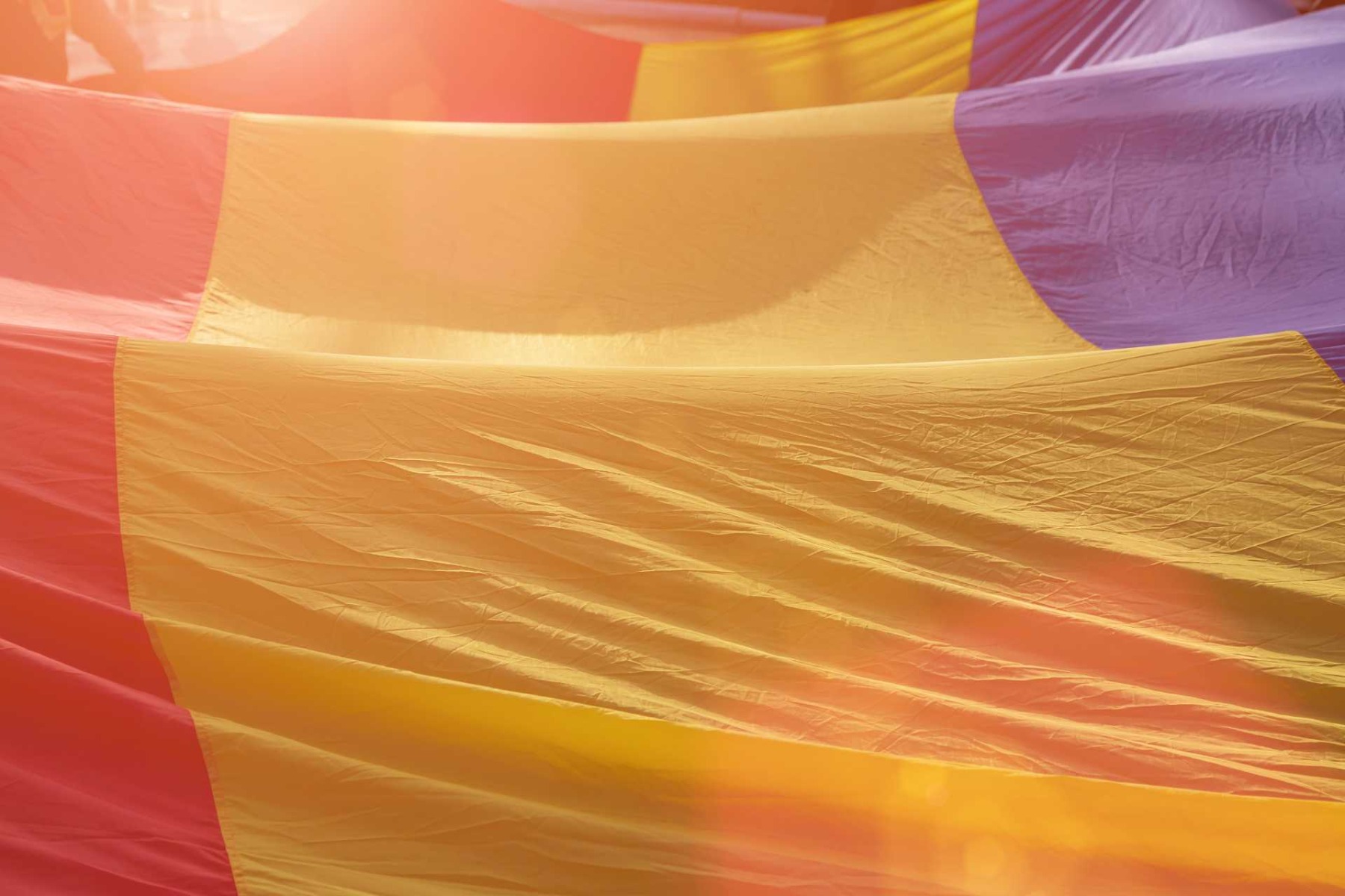how to protect flags outdoors, A large flag fabric being dried