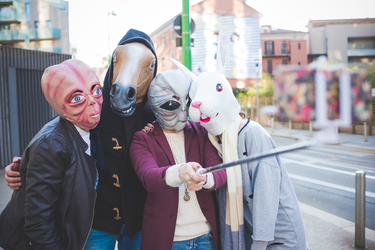 Custom hand flags can add a special detail to fan costumes.