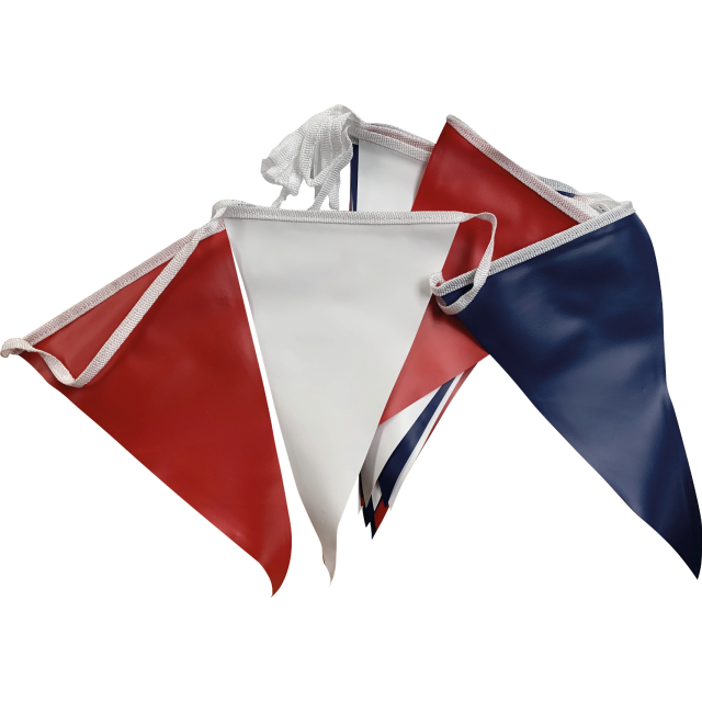 Red,white and blue PVC Bunting