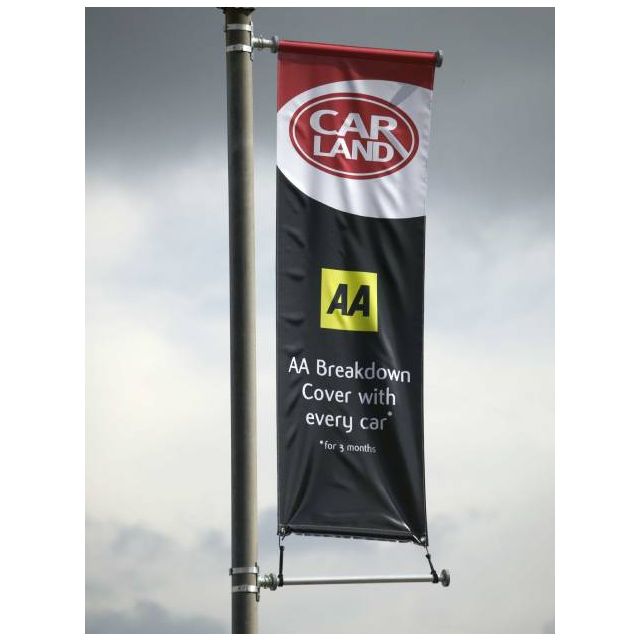 Car Land Lamp Post Banner Arm