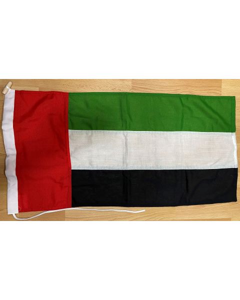 United Arab Emirates Sewn Flag 3ft x 1.5ft (0.9m x 0.45m)
