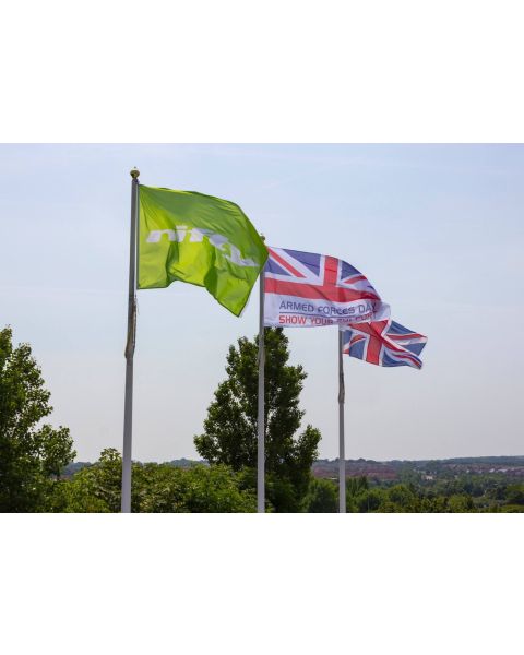 Fujitsu Knitted Polyester Custom Flags