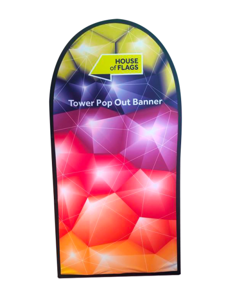 Tower Outdoor Pop Out Banners