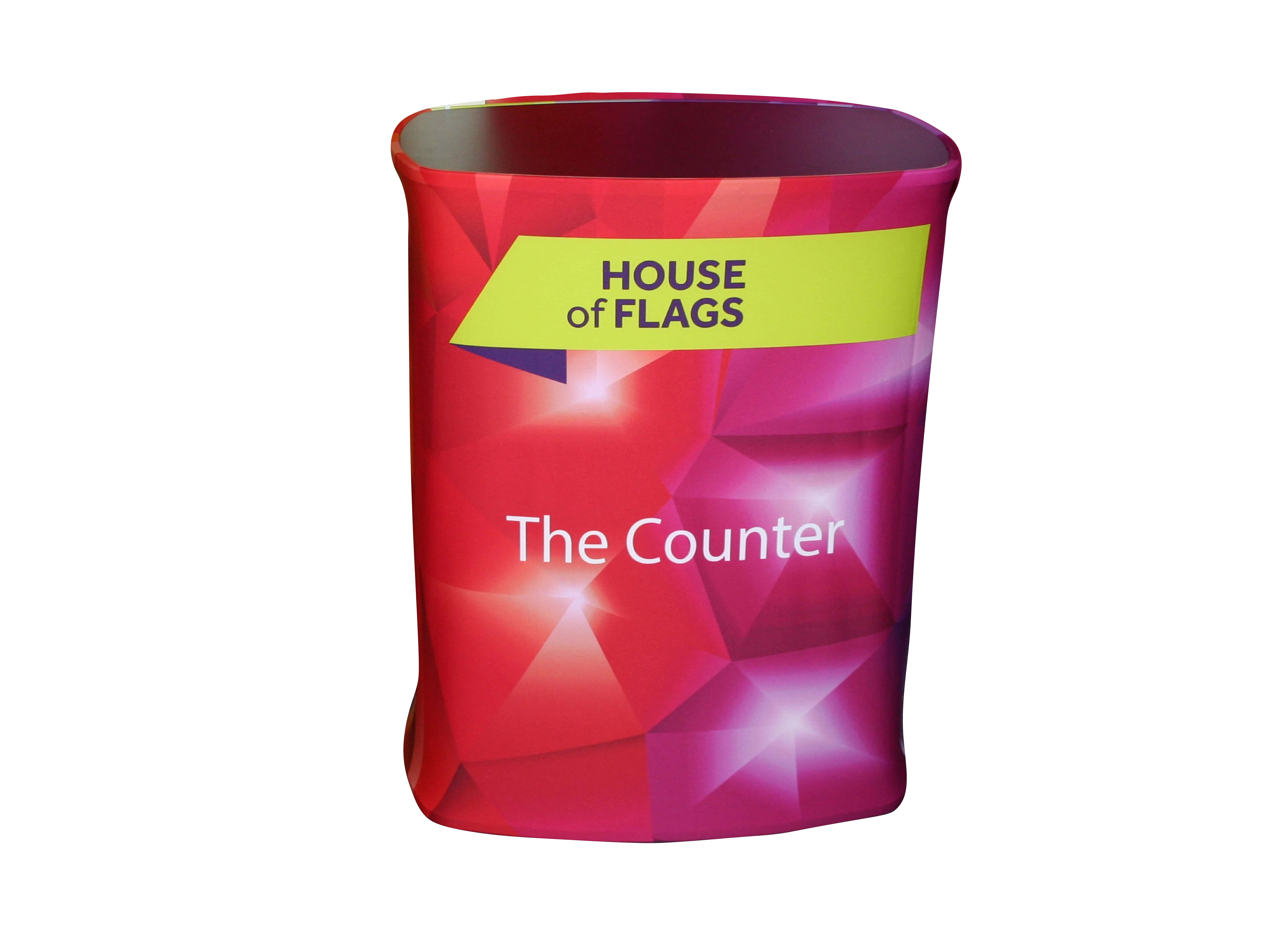 New product launch, House of Flags counter.