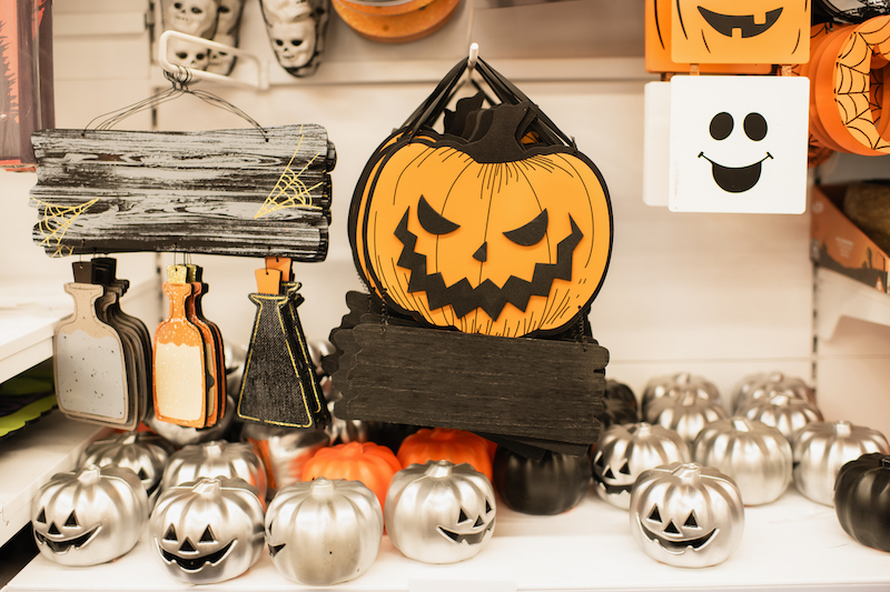 Halloween Branding, themed signs and decor.